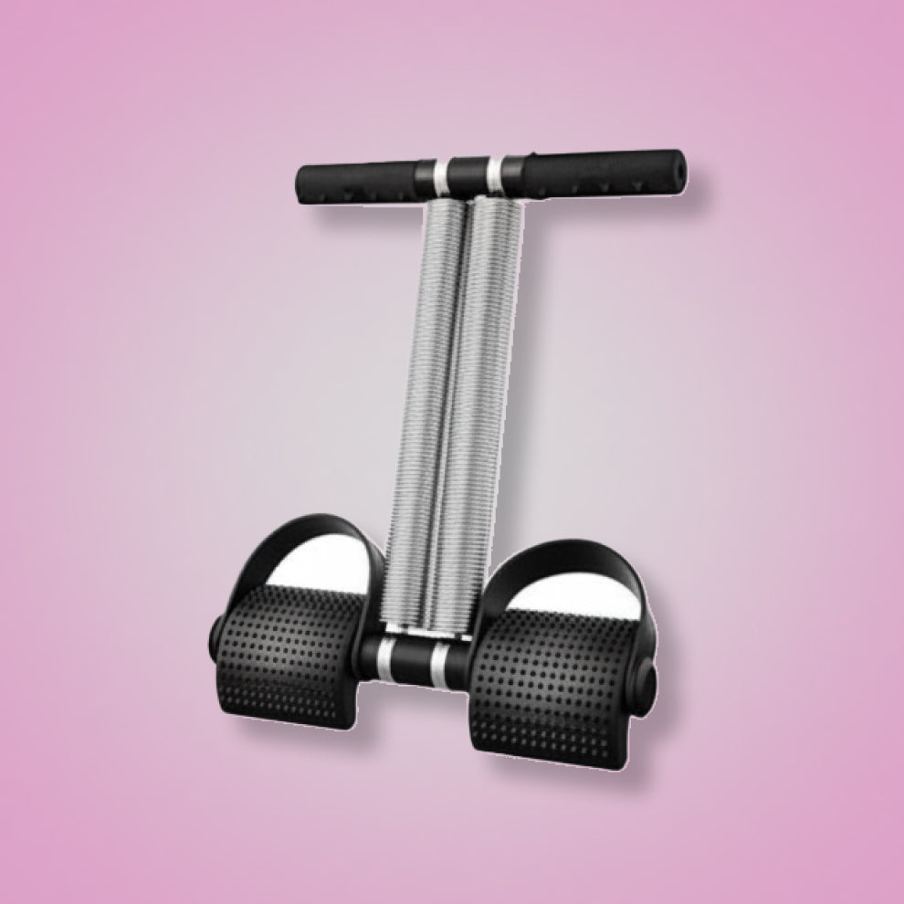 Elastic Sit Up Pull Rope Pedal Resistance Band Powerful Spring Drawstring Tummy Trimmer Equipment Portable